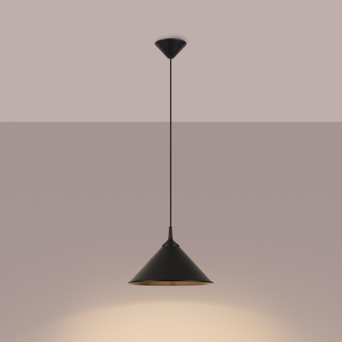 Lampa wisząca ZUMA czarna 76x30x30cm nowoczesna E27 do salonu nr. 3