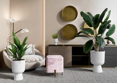 Doniczka okrągła Keli Mika Petit Eco Wood 18 na nóżce - Miniaturka zdjęcia nr 6