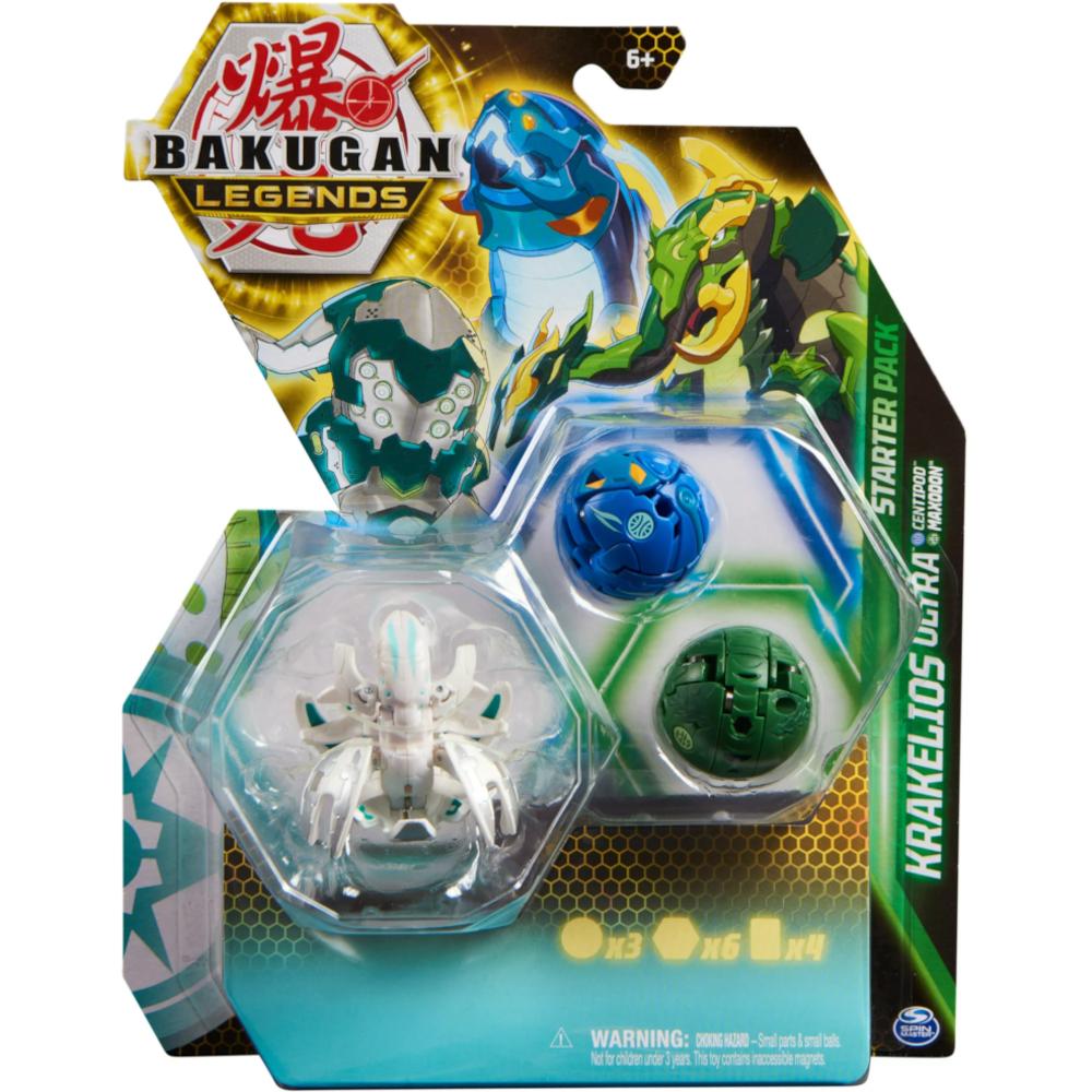 Bakugan legends krakelios + centipod + maxodon dla dziecka nr. 1