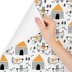 Tapeta ścienna, styl skandynawski, pokój dziecięcy  - Miniaturka zdjęcia nr 3