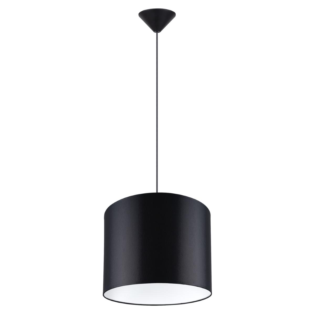 Lampa wisząca NOVA 30 czarna 88x30x30cm nowoczesna E27 do salonu