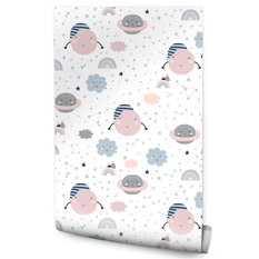 Tapeta W Rolce PLANETY Kosmos Gwiazdki Chmurki  - Miniaturka zdjęcia nr 1
