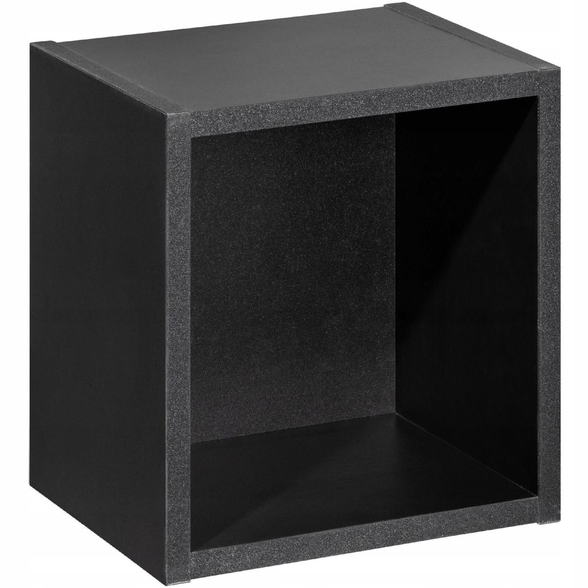 Szafka łazienkowa NOVA BLACK 26,7x21,3x27,9 cm wisząca z półką czarny 