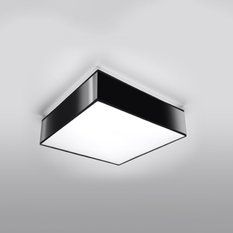 Plafon HORUS 35 czarny 11x35x35cm nowoczesna lampa E27 do salonu - Miniaturka zdjęcia nr 2