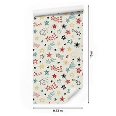 Tapeta dla dzieci – kolorowe gwiazdki  - Miniaturka zdjęcia nr 2