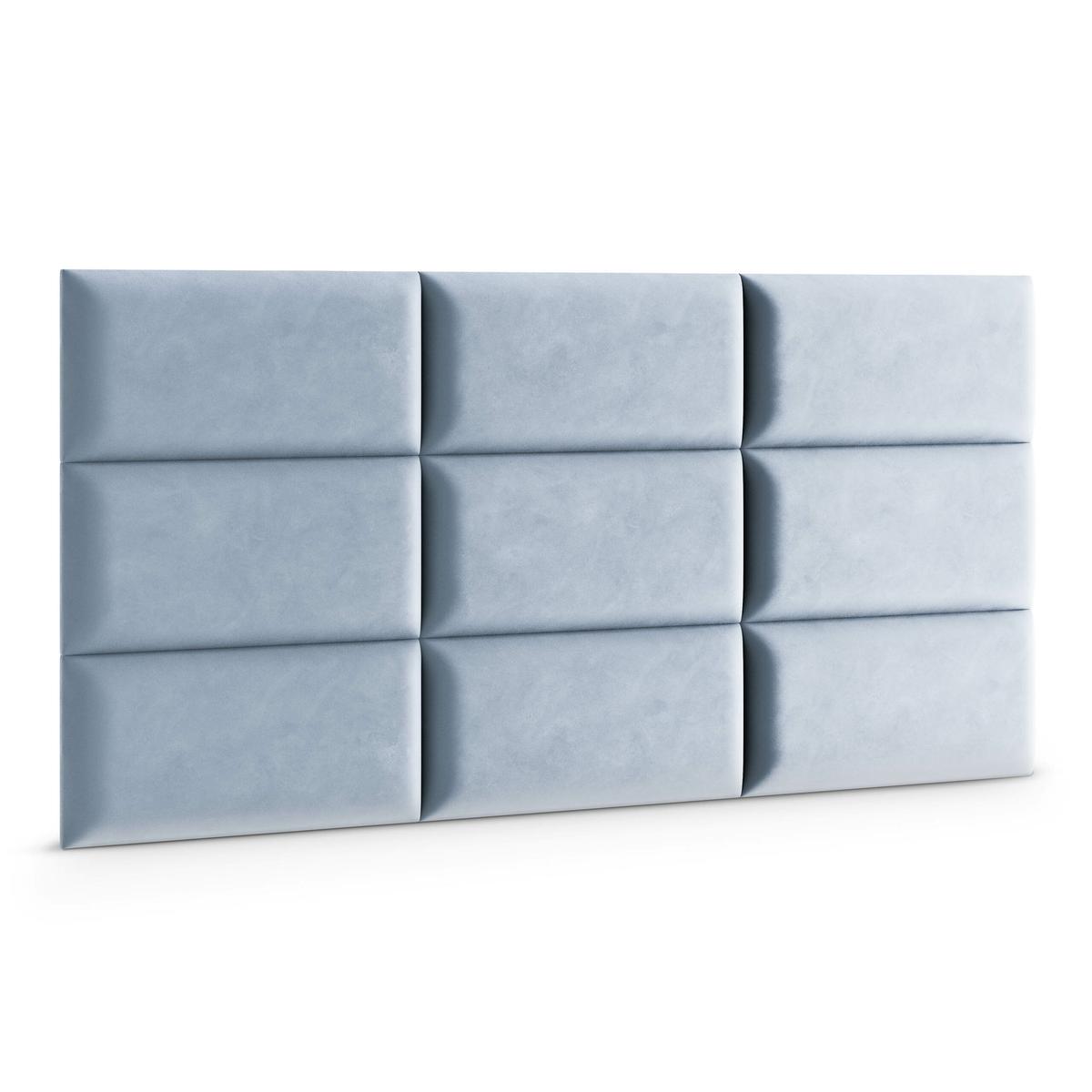 Panele tapicerowane 70x30 na ścianę magic velvet błękitny nr. 3