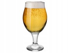 Duża szklanka na nóżce do drinków piwa 570ml