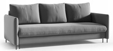 Kanapa BELISSA 216x91x95 cm sofa z funkcją spania z pojemnikiem RIVIERA  jasnoszara do salonu - Miniaturka zdjęcia nr 1