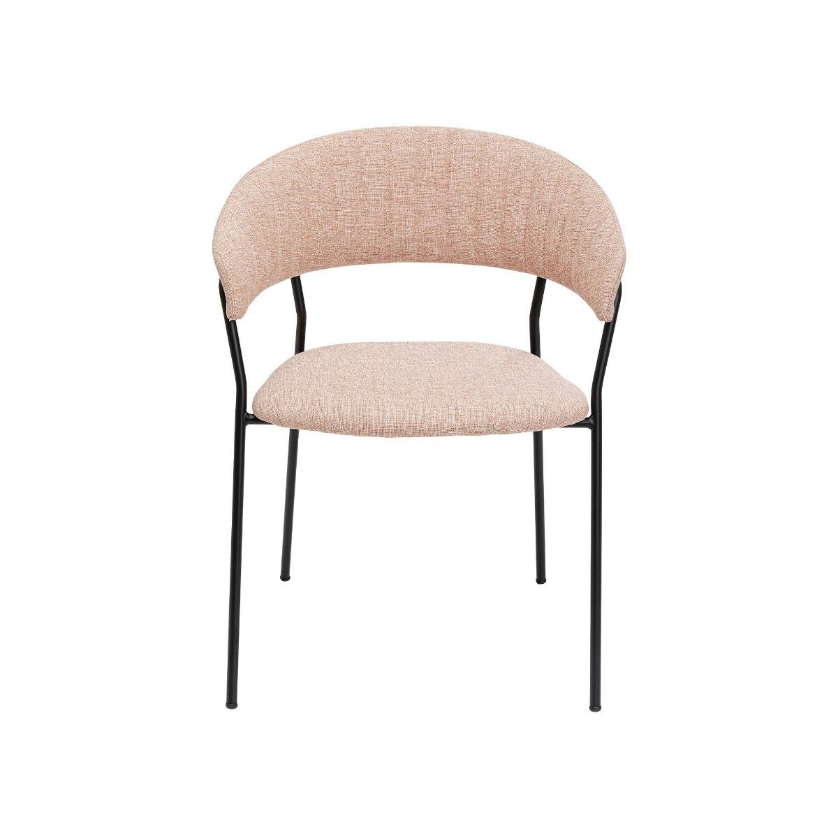 Krzesło Kare zestaw tkanina do jadalni kuchni różowy nr. 6