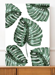 Plakat pattern monstera 30x40 cm dekoracja ścienna bez ram  - Miniaturka zdjęcia nr 3