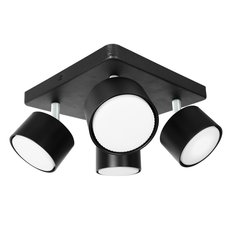 Lampa sufitowa punktowa LED Heckermann 8795318A Czarna 4x głowica - Miniaturka zdjęcia nr 6