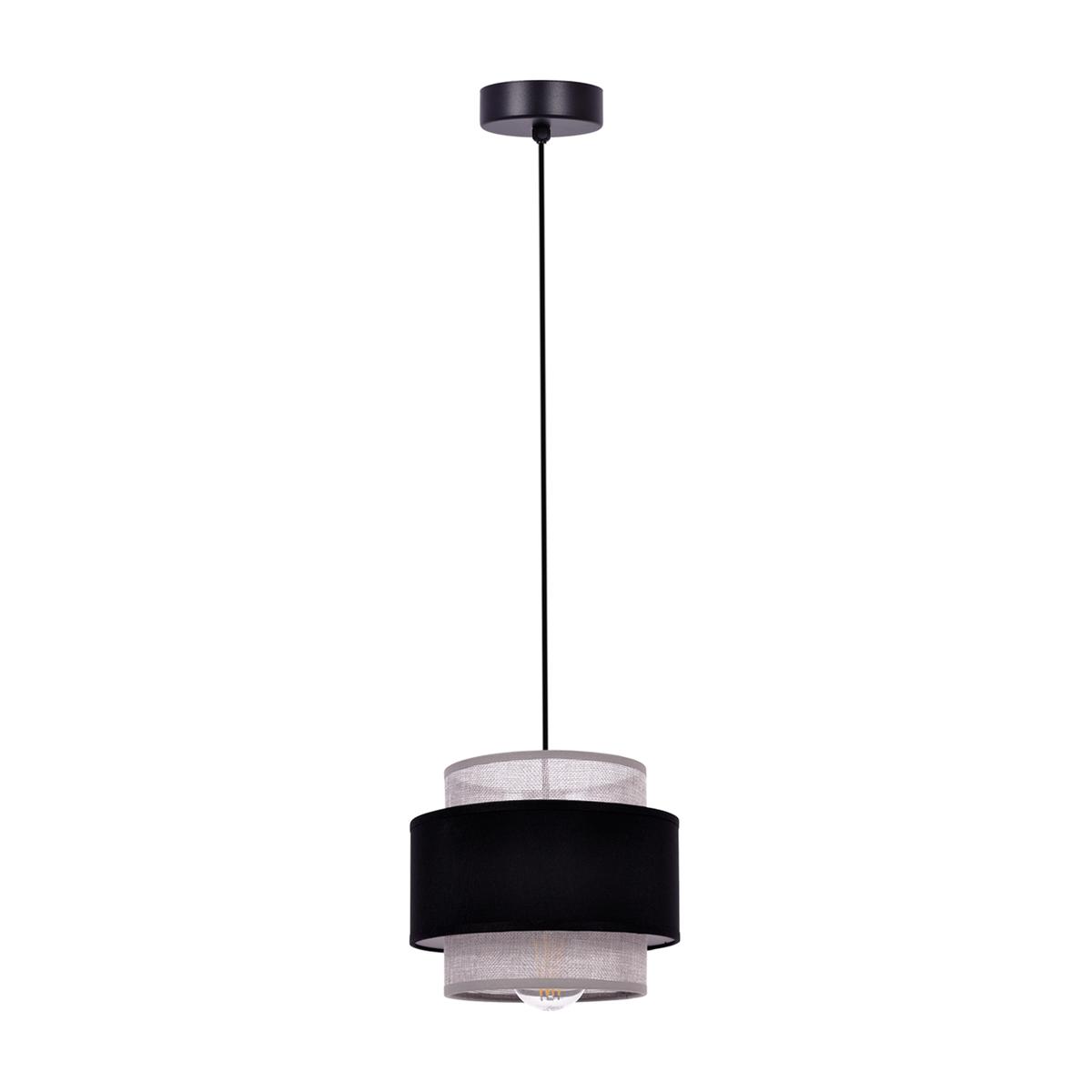 Lampa wisząca K-5170 ETELA 20x100x20 cm do salonu lub pokoju czarny/szary