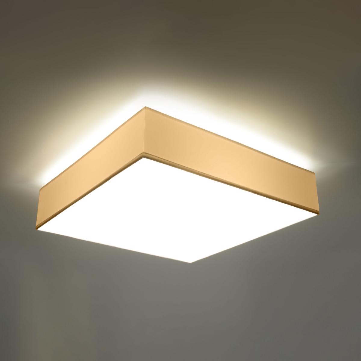 Plafon HORUS 45 biały 11x45x45cm E27 nowoczesna lampa do salonu nr. 3