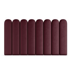 Panele tapicerowane 20x60 cm na ścianę płotek bordowy - Miniaturka zdjęcia nr 4