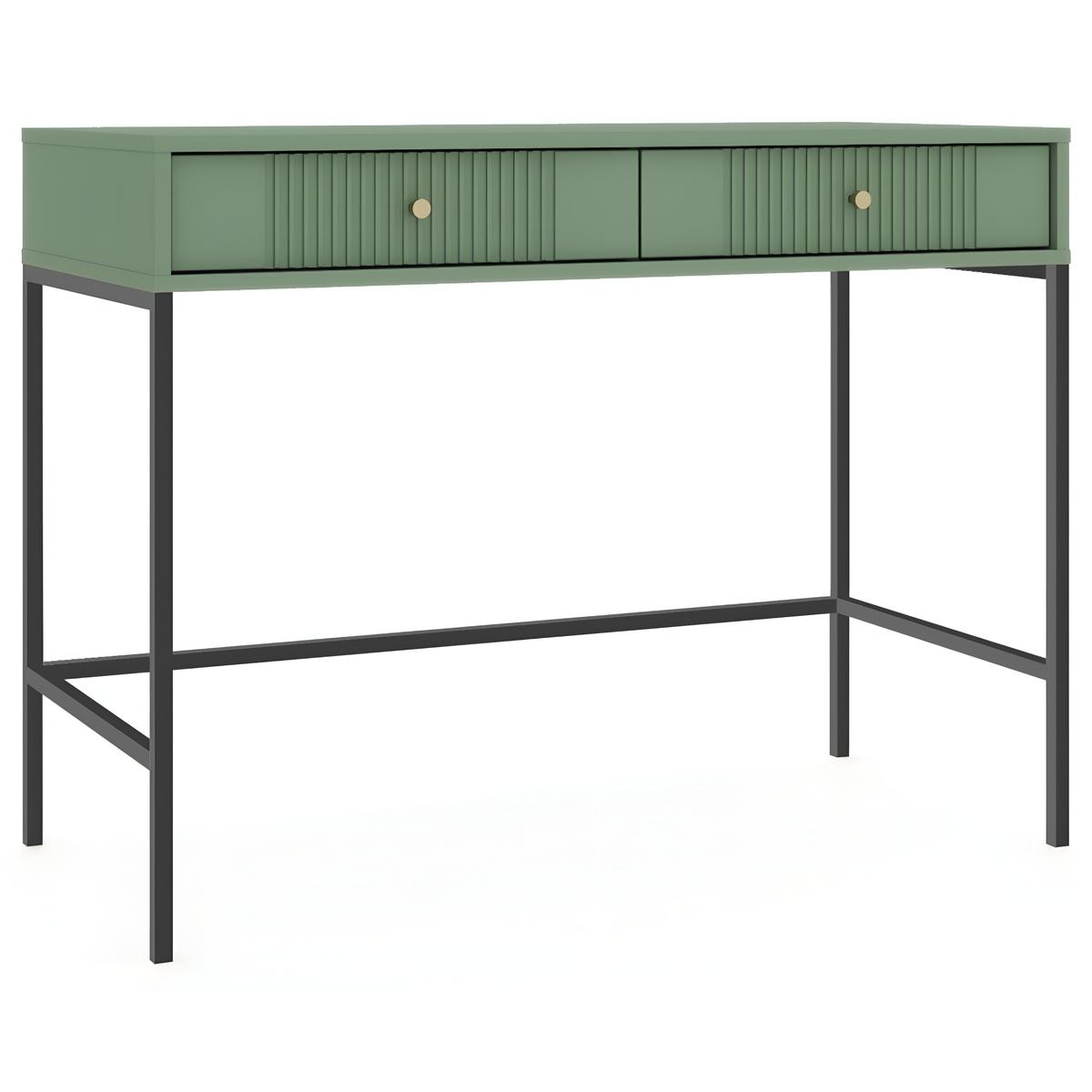 Toaletk Iseo 104 cm do sypialni garderoby smoke green zielony czarny