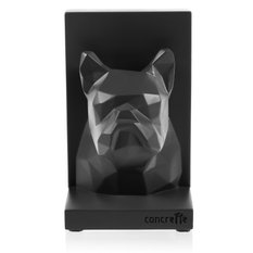 Podpórka do książek Bulldog Low-Poly Black Matt Poli - Miniaturka zdjęcia nr 4