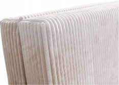 Sofa Lili 85x103x97 cm z funkcją spania do salonu rozkładana sztruks kremowa - Miniaturka zdjęcia nr 5