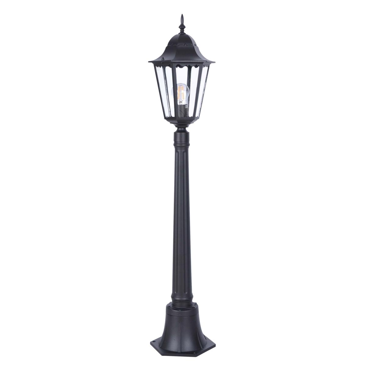 Lampa ogrodowa stojąca K-6006A LOZANA 24x114x24 cm do ogrodu czarny nr. 1