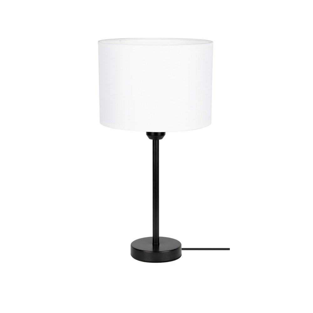 Lampa stołowa TAMARA 1xE27 Max.40W minimalistyczna biało-czarna do pokoju nr. 1