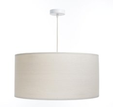  Lampa wisząca BOHO lniano jutowa beżowa z motywem drewna do salonu sypialni biura  - Miniaturka zdjęcia nr 3