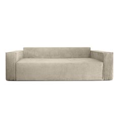 Kanapa funkcją spania Verona bonell 248x96x93 cm wraz z pojemnikiem, sprężyny bonell sztruks beżowy do salonu - Miniaturka zdjęcia nr 5