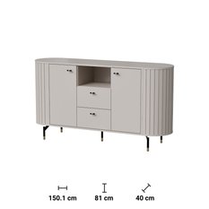 Komoda Zante 150 cm do salonu kaszmir - Miniaturka zdjęcia nr 9