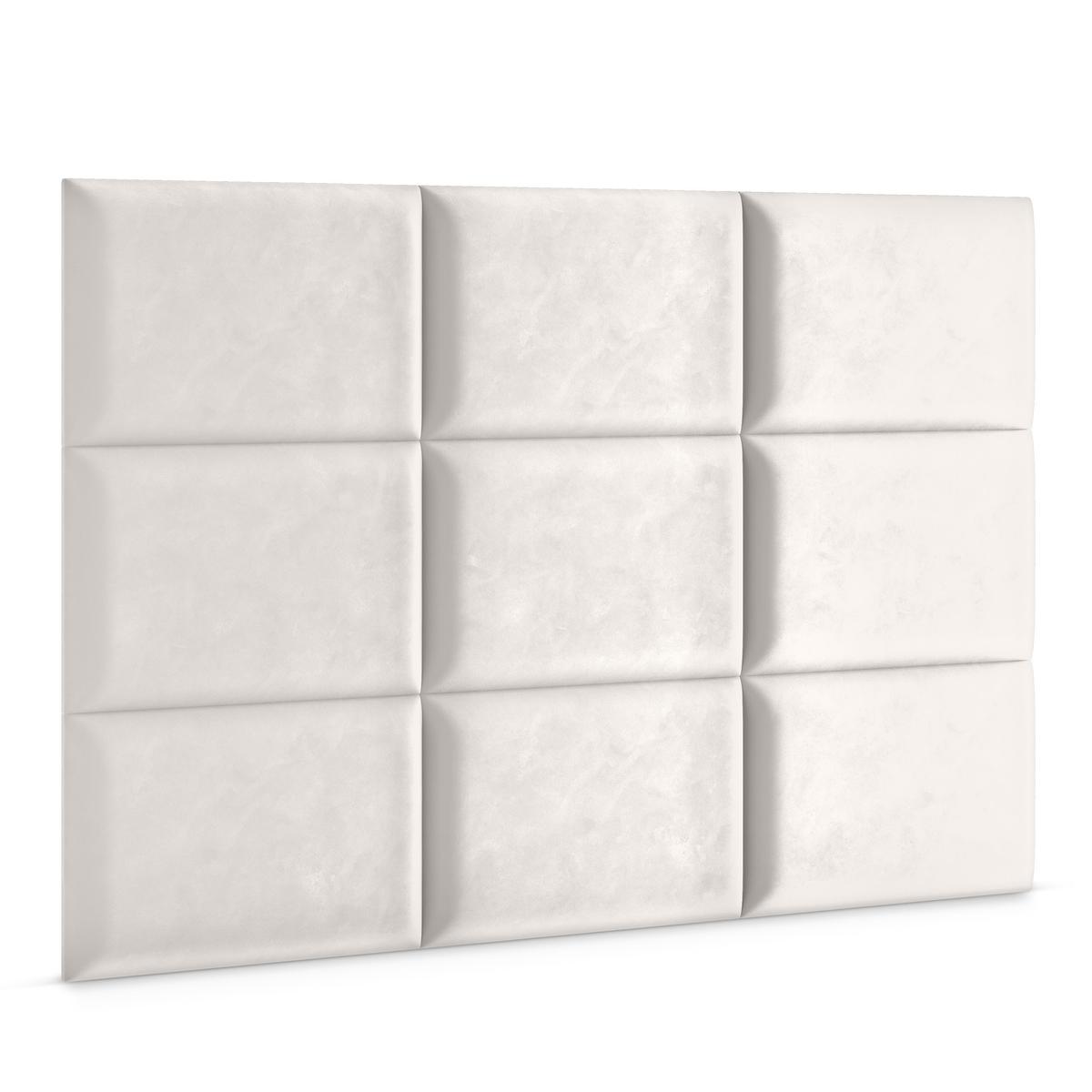 Panele tapicerowane 50x40 na ścianę wezgłowie kremowy nr. 3