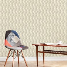 Tapeta Do Salonu Wzór GEOMETRYCZNY Ornamenty 3D  - Miniaturka zdjęcia nr 5