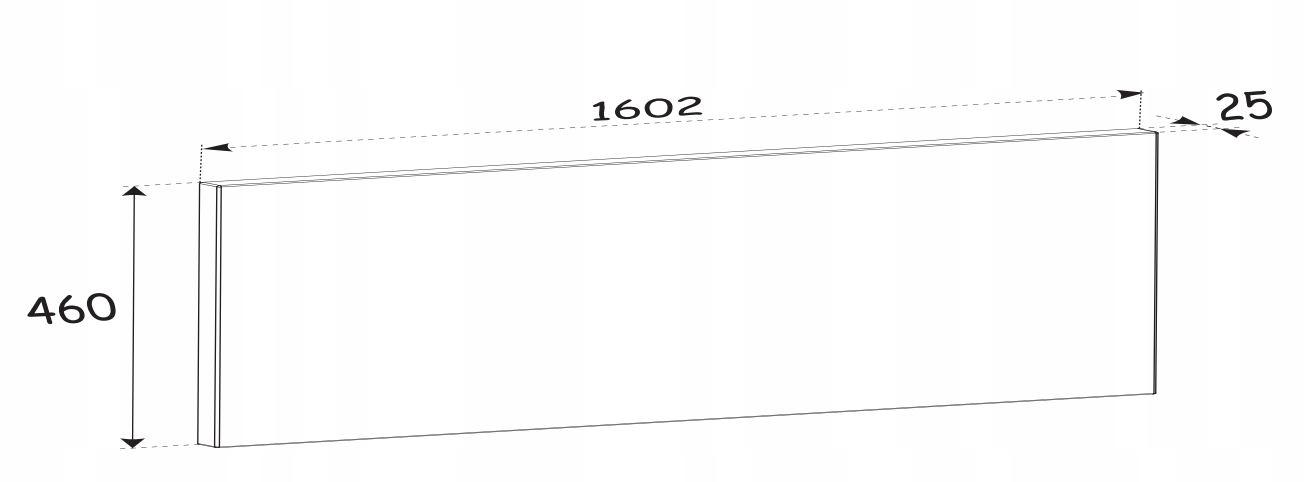 Blat do szafki łazienkowej 160x46 cm dąb olejowany grubość 25 mm mdf do łazienki nr. 2