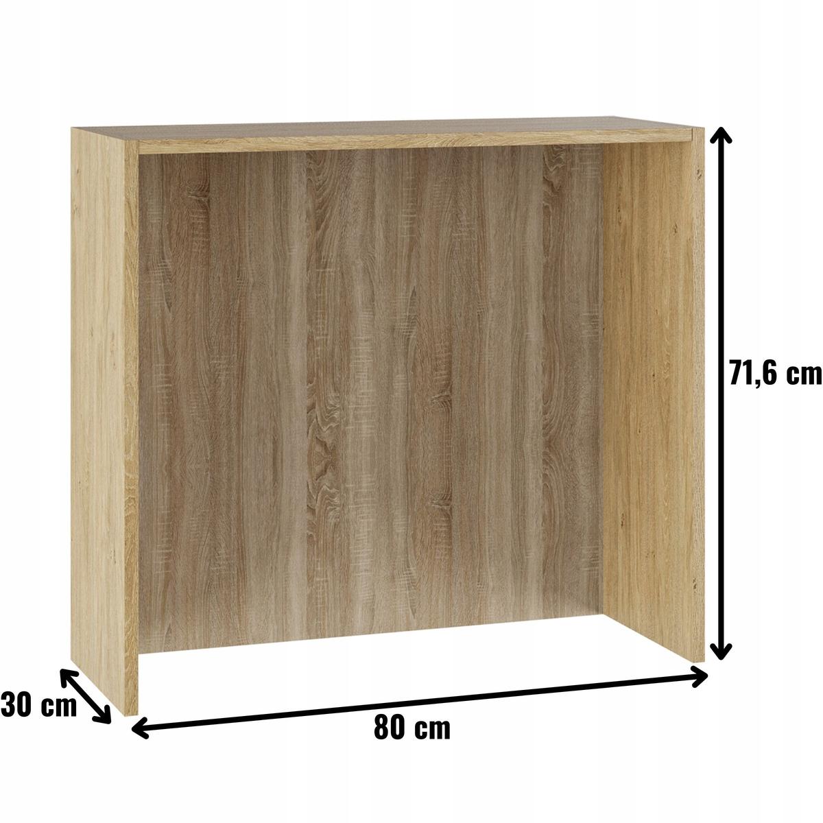 Korpus szafka kuchenna górna 80x72x30 cm pod ociekarkę z akcesoriami dąb kamienny nr. 2