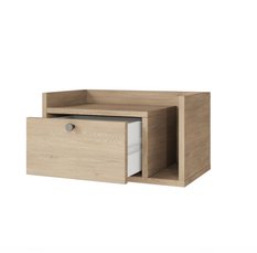Szafka nocna wisząca AURA 50x35x22 cm stolik nocny do sypialni prawy dąb cremona - Miniaturka zdjęcia nr 3