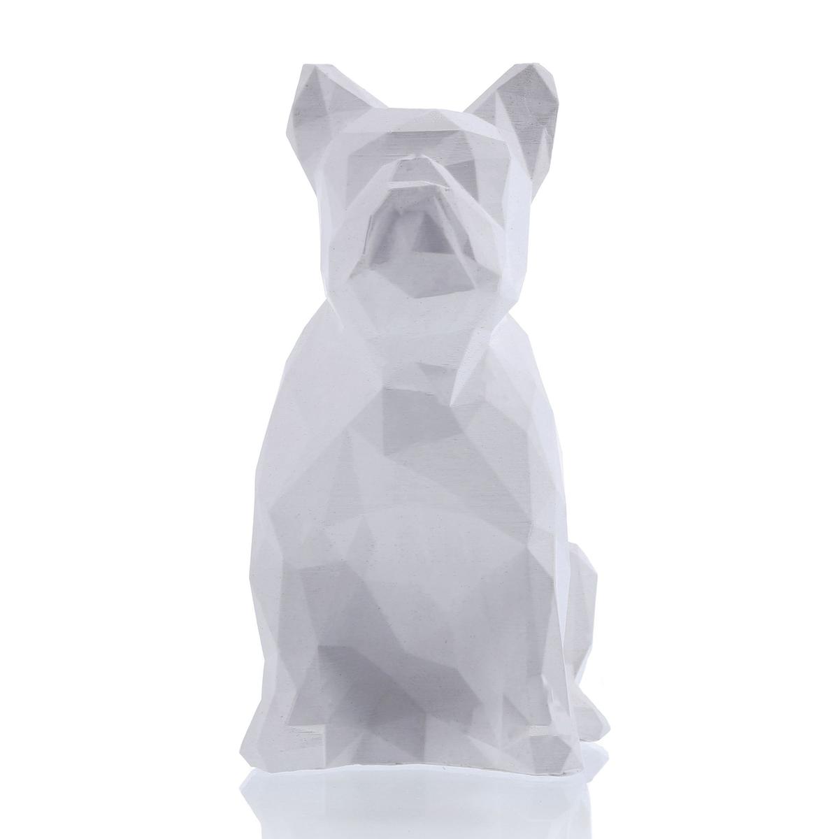 Kolorowanka 3D Bulldog Low-Poly nr. 4