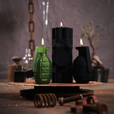 Świeca Grenade  Dark Green Big - Miniaturka zdjęcia nr 2