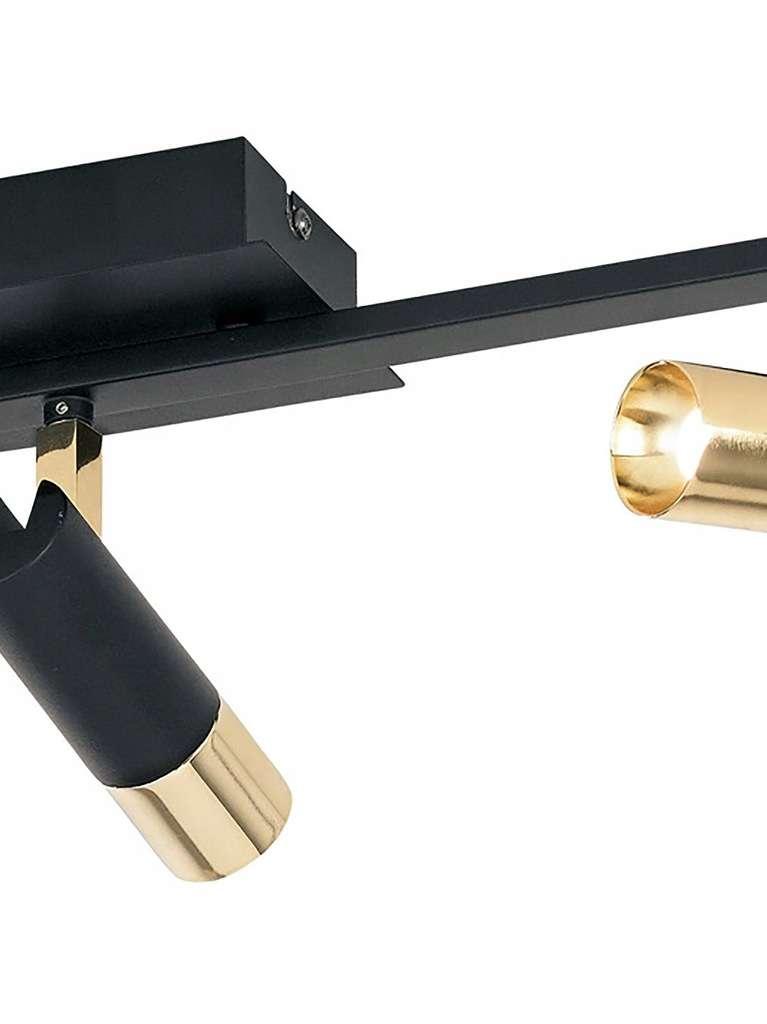 Lampa sufitowa LED Bobby 3 x LED 5 W czarno złota nr. 1