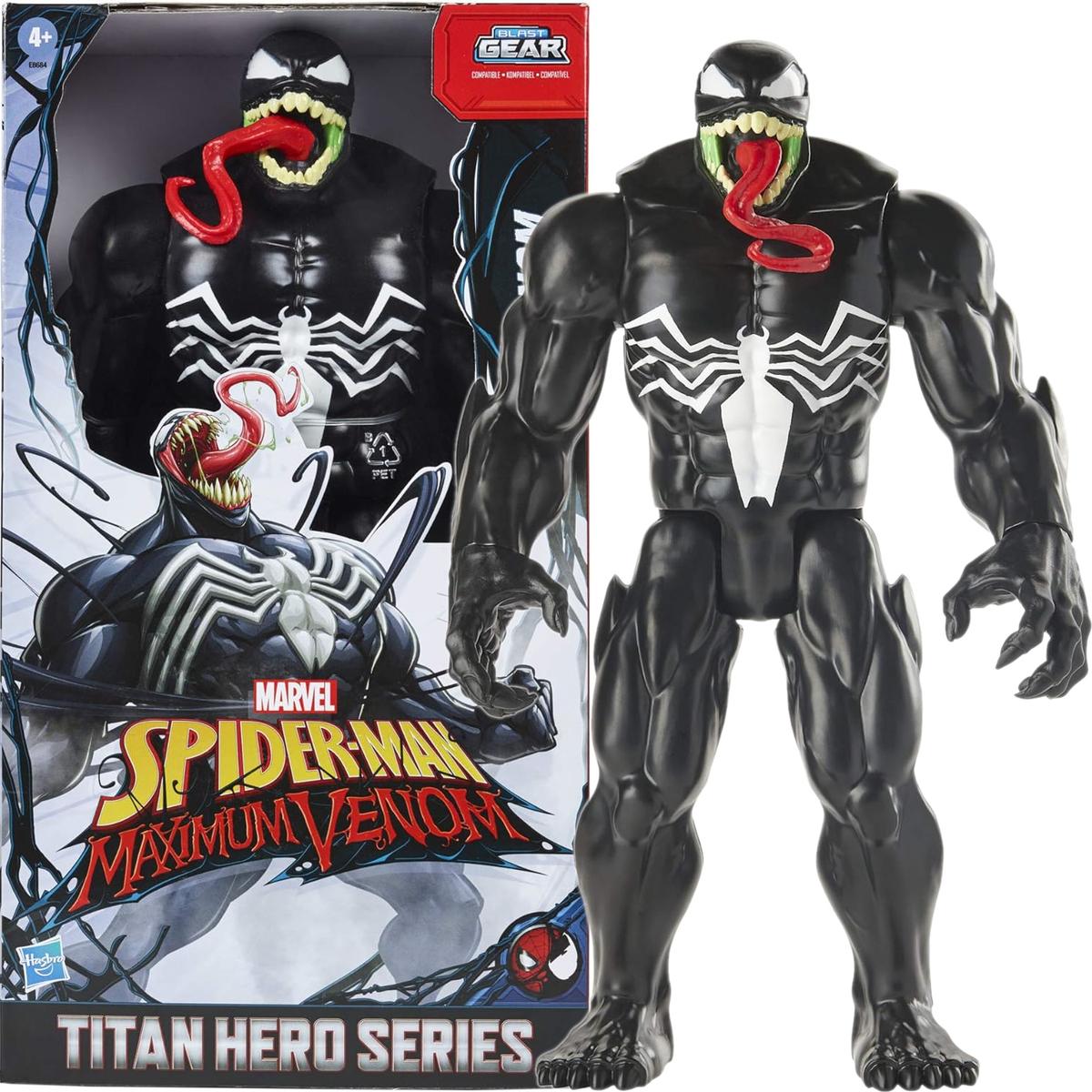 MARVEL SPIDER-MAN MAXIMUM VENOM TITAN HERO SERIES DELUXE FIGURKA VENOM 30cm nr. 1