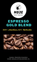Kawa Espresso Gold Blend 1000g zmielona