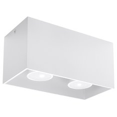 Plafon QUAD MAXI biały 10x10x20cm GU10 nowoczesna lampa do salonu - Miniaturka zdjęcia nr 1