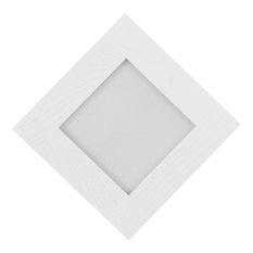 Panel LED 20 x 20 x 5 cm plafon z drewna biały 18W 4000K do salonu - Miniaturka zdjęcia nr 5