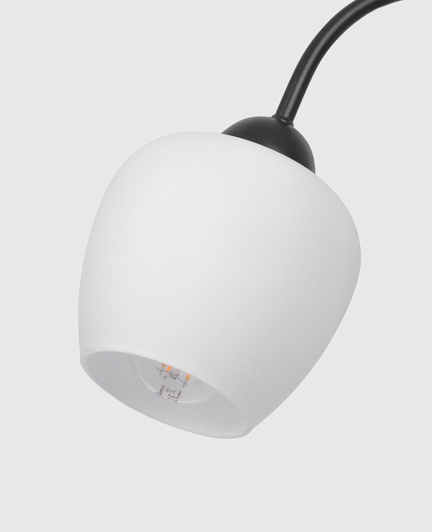 Lampa sufitowa K-5185 BELLA 58x28x58 cm do salonu lub pokoju czarny/biały nr. 2