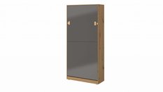 Łóżko do szafy 90x200 Pionowe łóżko składane na ścianę INDEX z materacem H2/H3 - Miniaturka zdjęcia nr 3