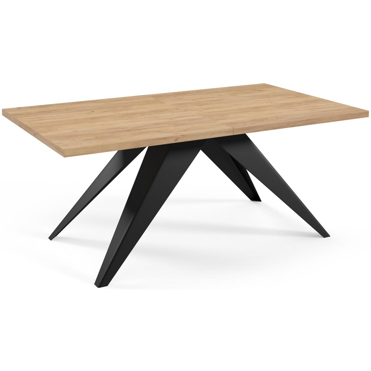 Stół rozkładany 160x90x76 cm prostokątny Harmonia gold craft oak do jadalni nr. 1