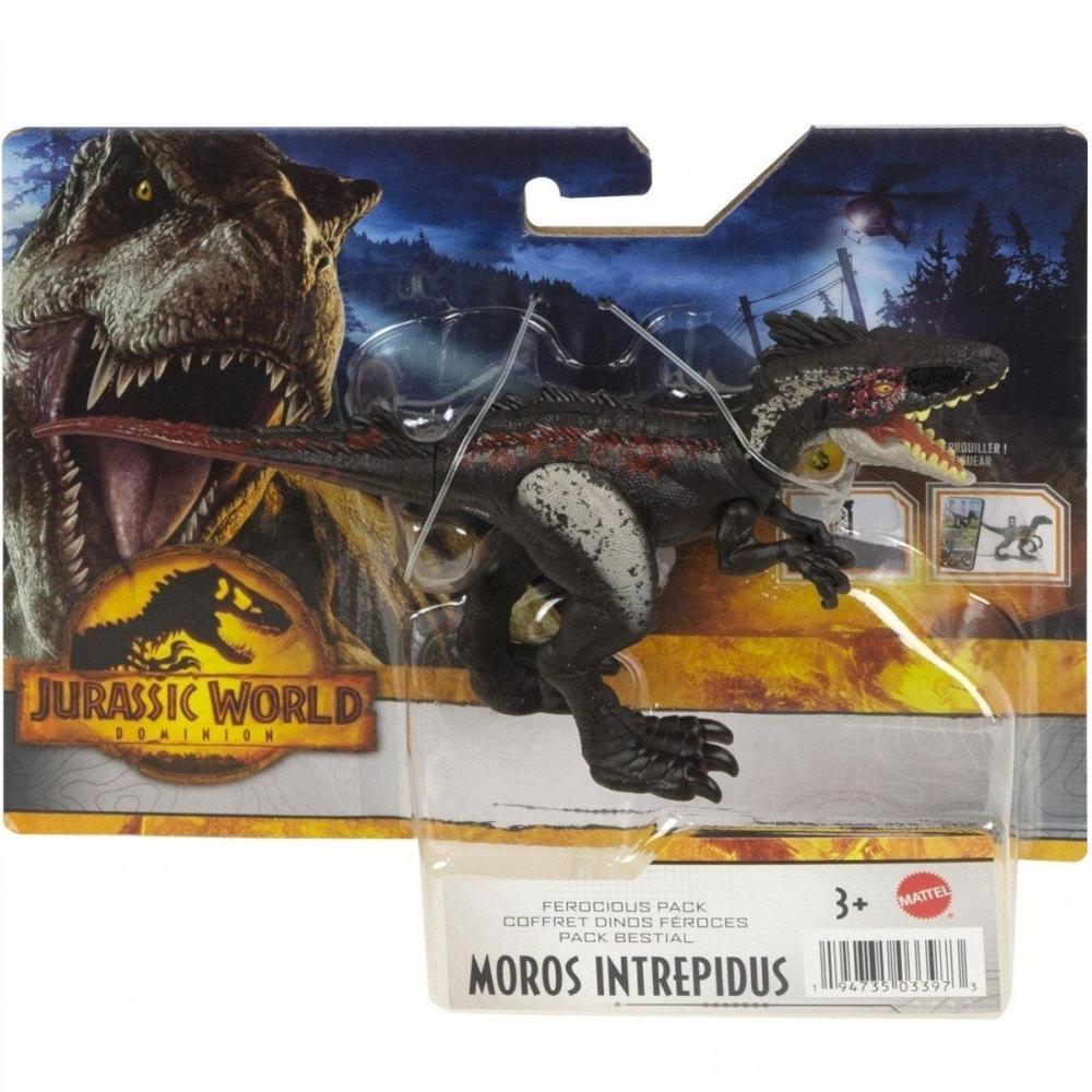 Ruchomy dinozaur moros intrepidus jurassic world dominion park jurajski dla dziecka