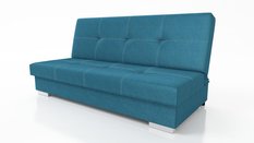 Wersalka Axel 90x195x91 cm do salonu rozkładana tkanina obiciowa malmo turkus - Miniaturka zdjęcia nr 1