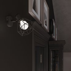 Żyrandol ARTEMIS 28.5x58x58cm nowoczesna czarna lampa wisząca E14 do salonu - Miniaturka zdjęcia nr 9