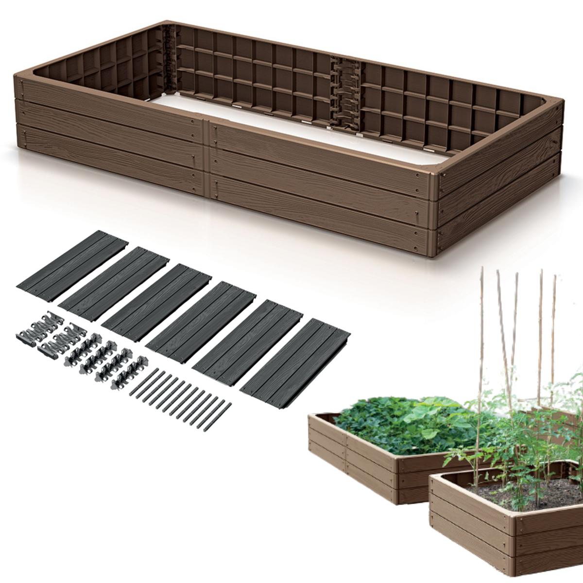 Rabata ogrodowa Base Woody 1480x1290mm Grządka nr. 3