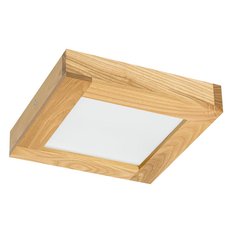 Panel LED 25 x 25 x 5 cm plafon z drewna rustykalny 24W 4000K do salonu - Miniaturka zdjęcia nr 1