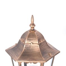 Lampa ogrodowa stojąca K-6006A / LOZANA 24x114x24 cm do ogrodu czarny/złoty - Miniaturka zdjęcia nr 3