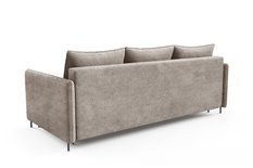 Kanapa BELISSA 216x91x98 cm sofa z funkcją spania z pojemnikiem BOUCLE beżowa do salonu - Miniaturka zdjęcia nr 4