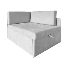 Narożnik Viluś 108x81x78 cm sofa jednoosobowa do pokoju salonu z funkcją spania i przechowywania dla dzieci szary - Miniaturka zdjęcia nr 3