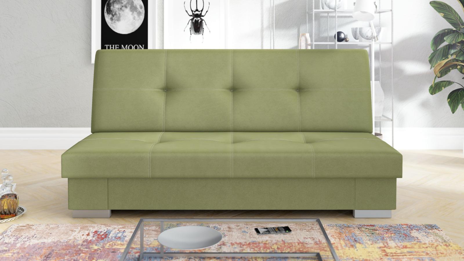 Wersalka Axel 90x195x91 cm do salonu tkanina obiciowa SAVANA PISTACHIO pistacjowy nr. 2